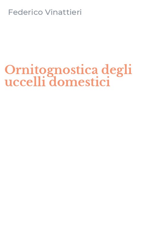 Ornitognostica degli uccelli domestici