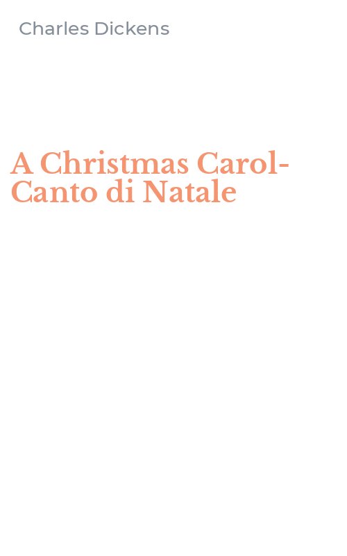 A Christmas Carol-Canto di Natale