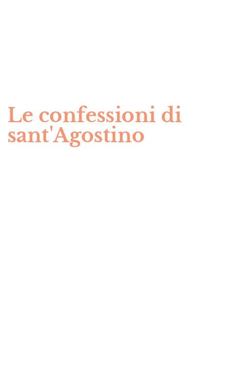 Le confessioni di sant'Agostino