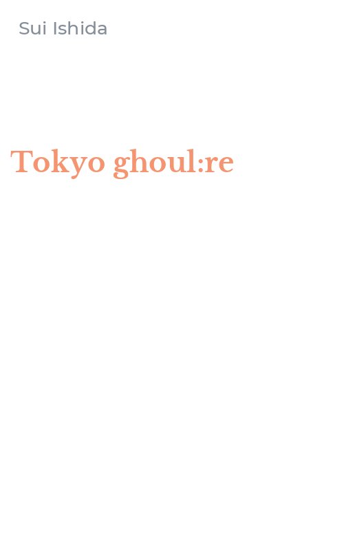 Tokyo ghoul:re