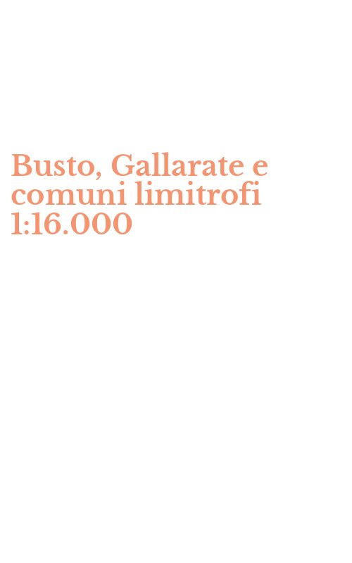 Busto, Gallarate e comuni limitrofi 1:16.000