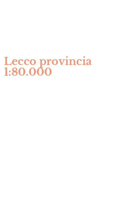 Lecco provincia 1:80.000