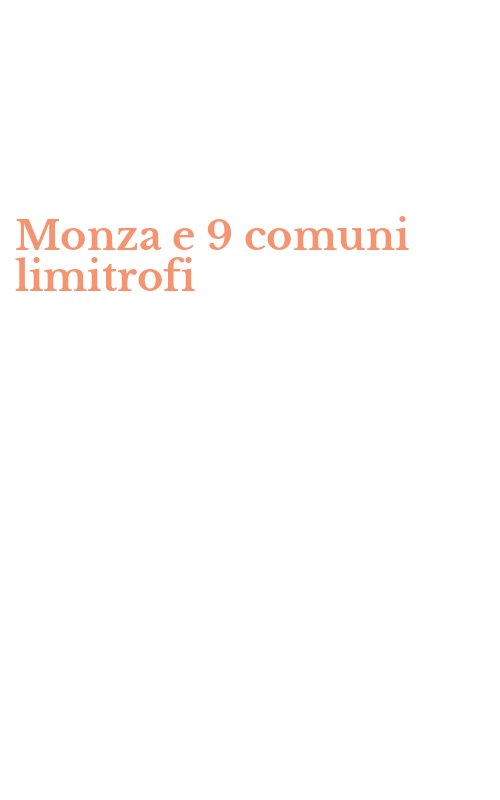 Monza e 9 comuni limitrofi
