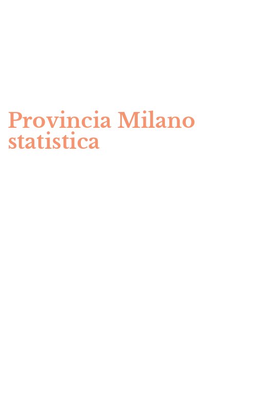 Provincia Milano statistica