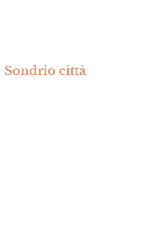 Sondrio città