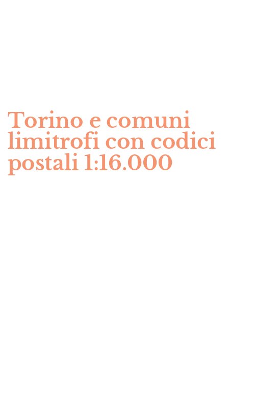 Torino e comuni limitrofi con codici postali 1:16.000