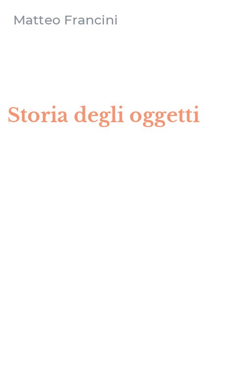 Storia degli oggetti