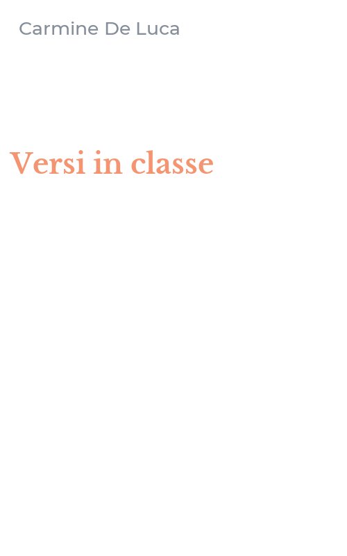 Versi in classe