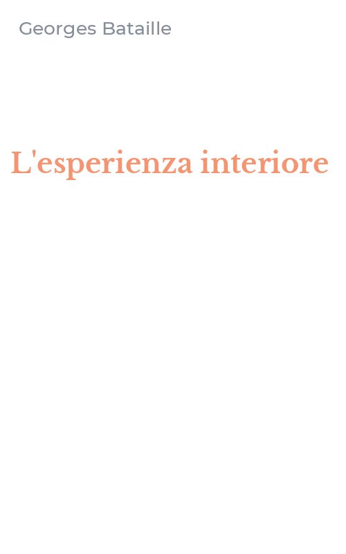 L'esperienza interiore