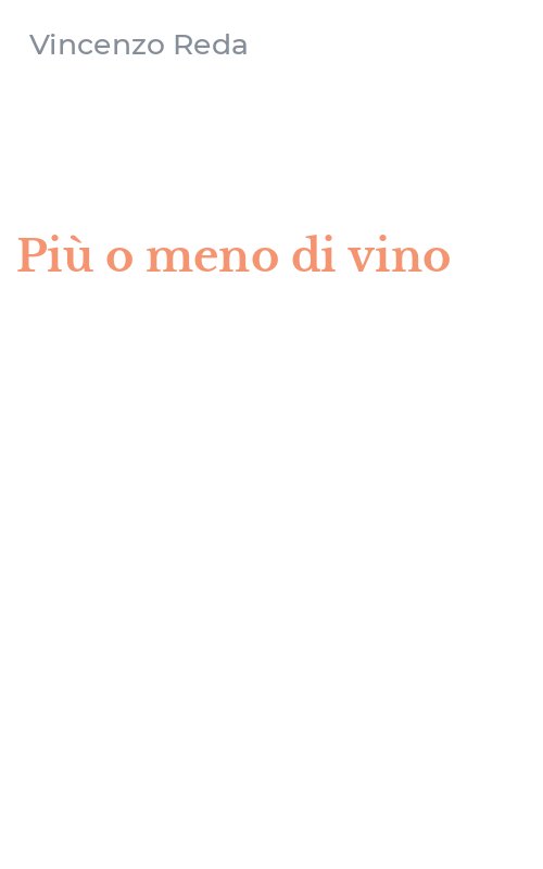 Più o meno di vino