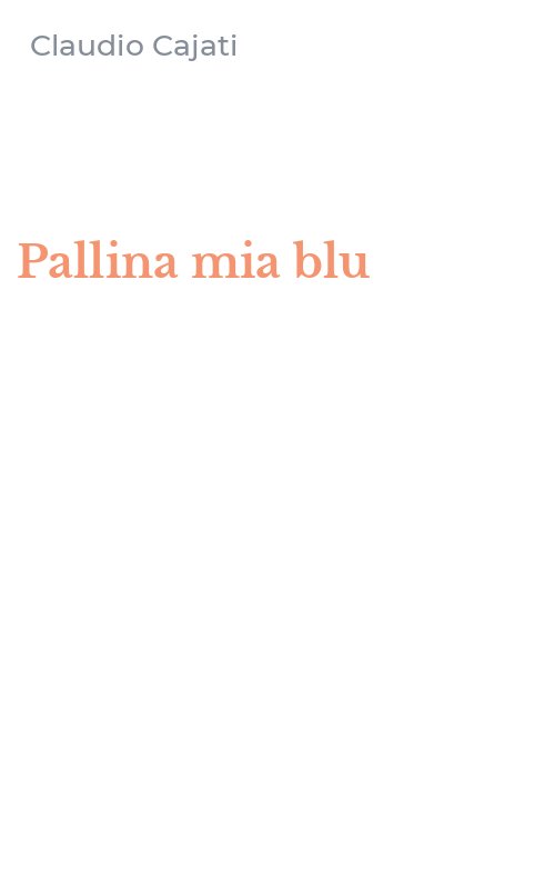 Pallina mia blu