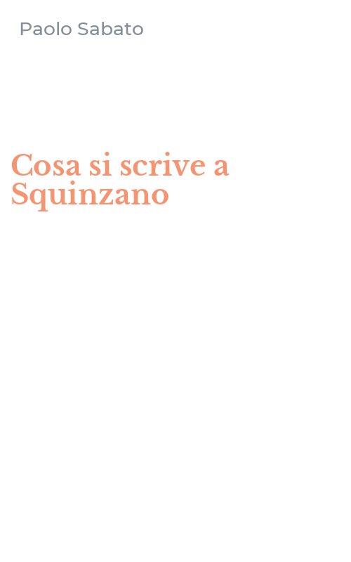 Cosa si scrive a Squinzano