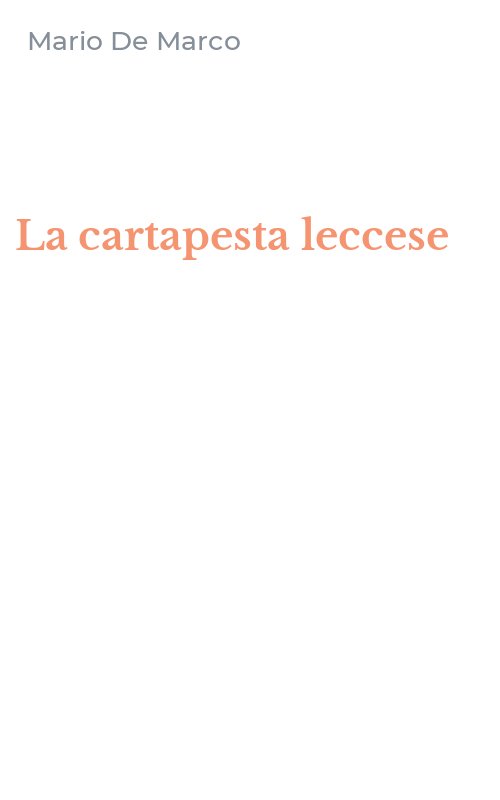 La cartapesta leccese