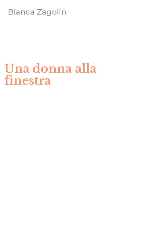 Una donna alla finestra