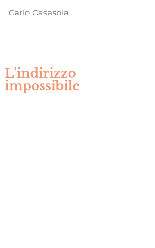 L'indirizzo impossibile