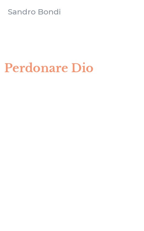Perdonare Dio