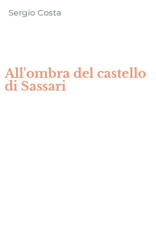 All'ombra del castello di Sassari