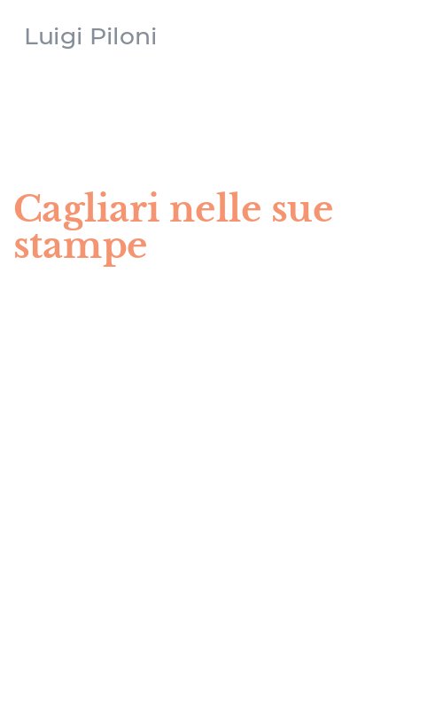 Cagliari nelle sue stampe