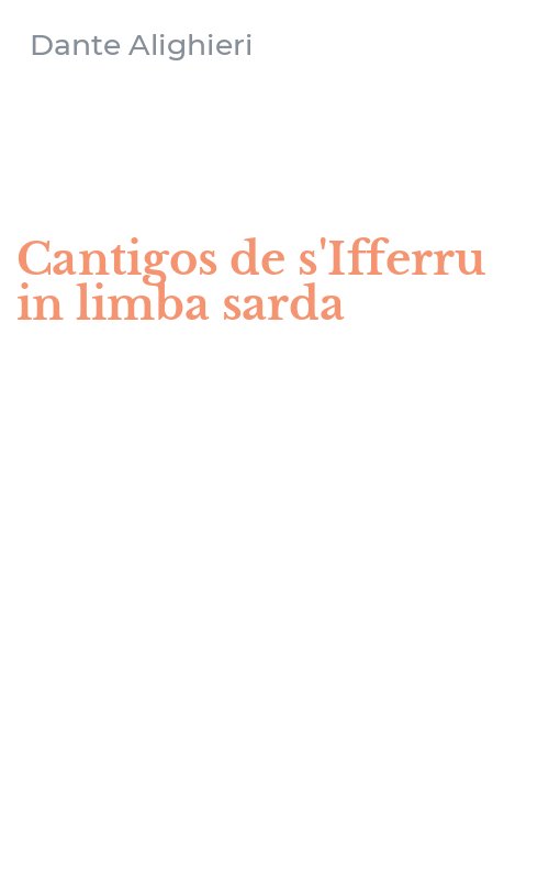 Cantigos de s'Ifferru in limba sarda