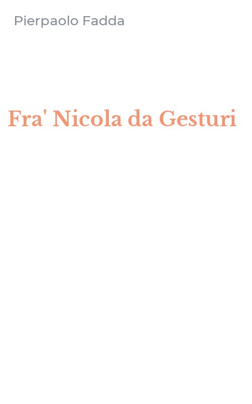Fra' Nicola da Gesturi