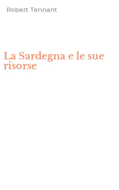 La Sardegna e le sue risorse