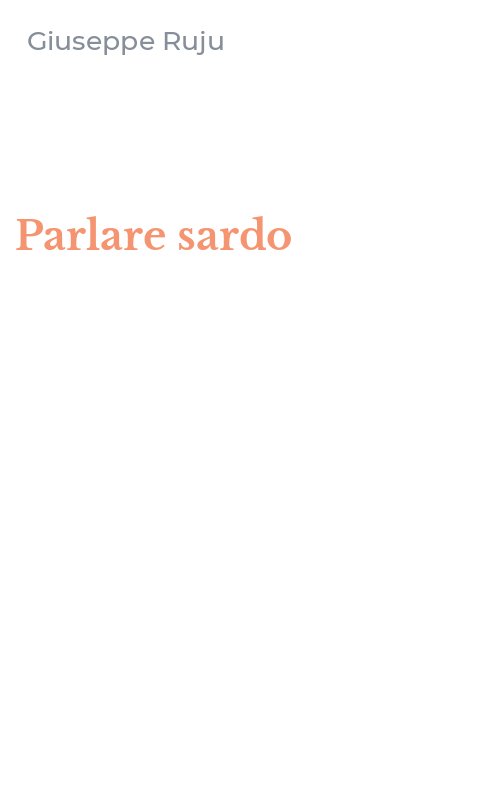 Parlare sardo