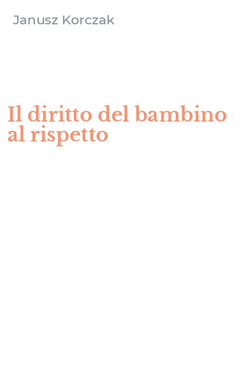 Il diritto del bambino al rispetto