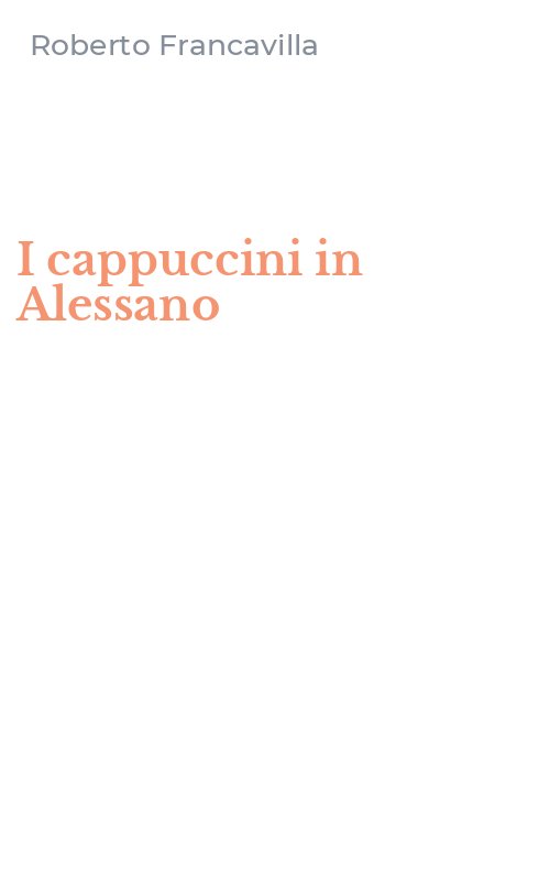I cappuccini in Alessano