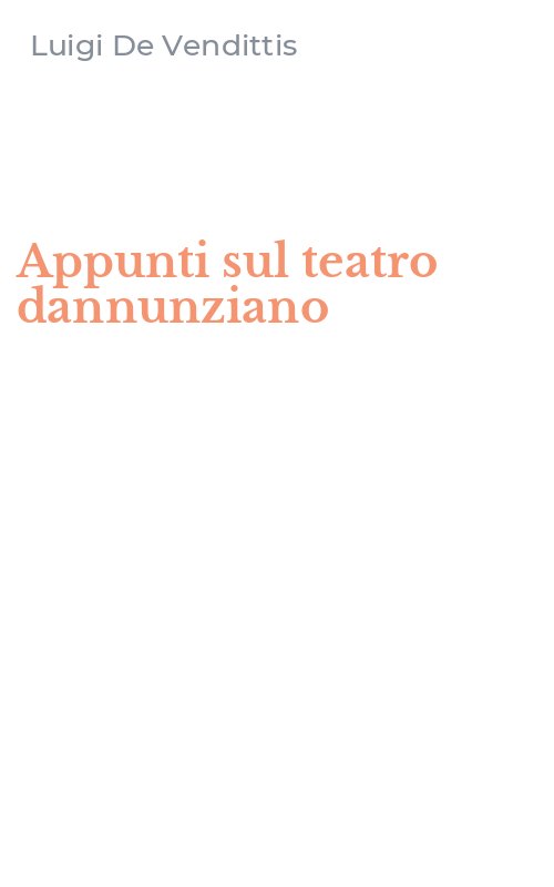 Appunti sul teatro dannunziano