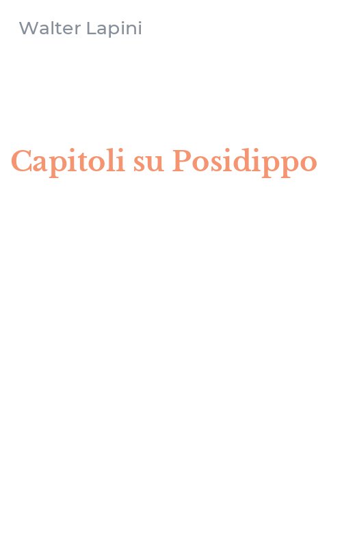 Capitoli su Posidippo