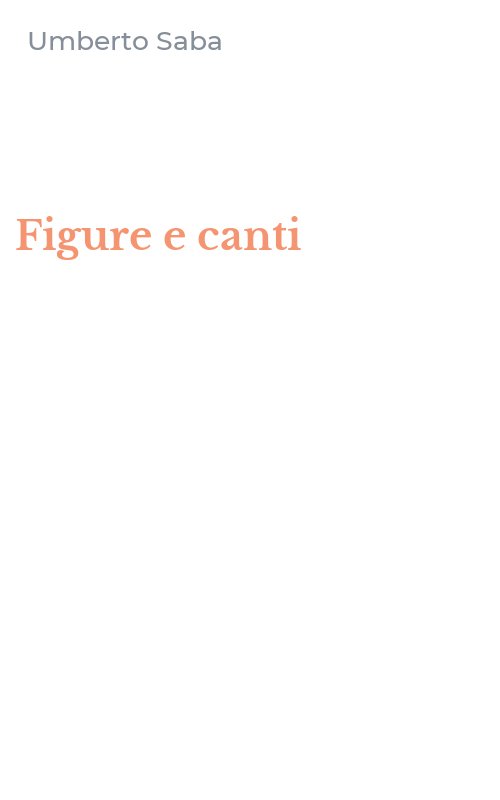 Figure e canti