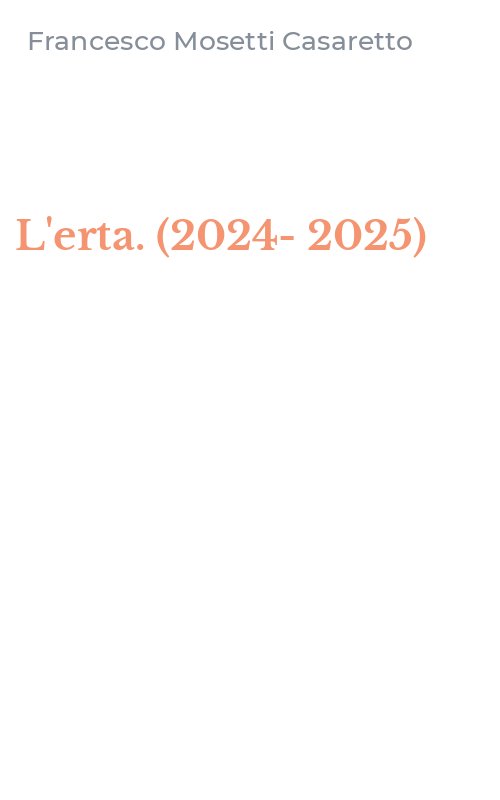 L'erta. (2024-2025)