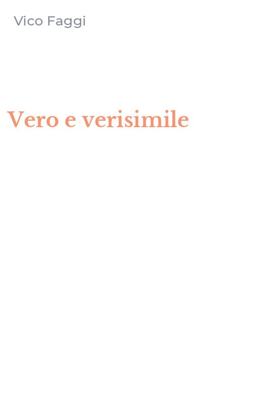 Vero e verisimile
