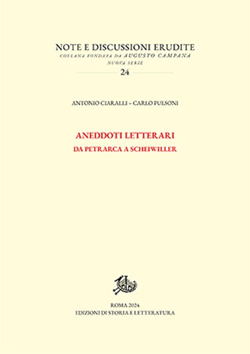 Aneddoti letterari. Da Petrarca a Scheiwiller