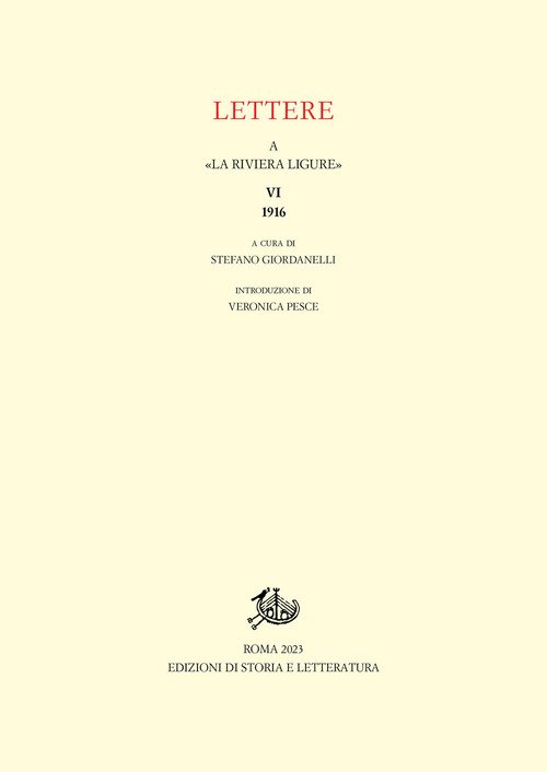 Lettere a «La Riviera Ligure»