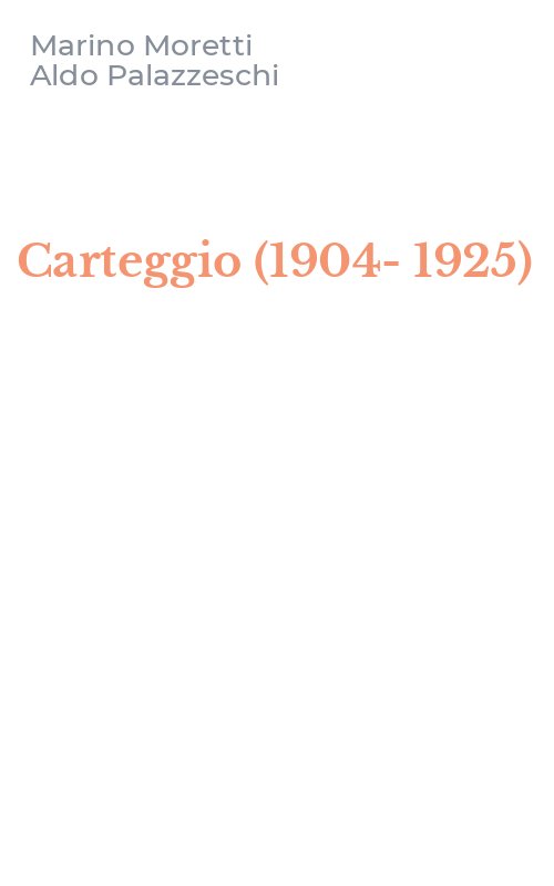 Carteggio (1904-1925)