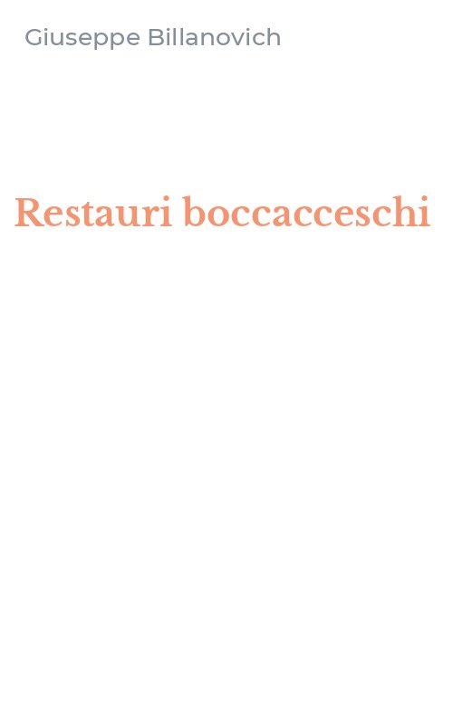 Restauri boccacceschi