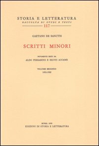 Scritti minori