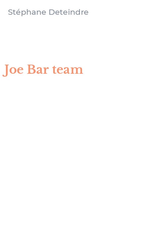 Joe Bar team