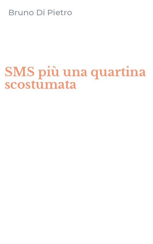 SMS più una quartina scostumata