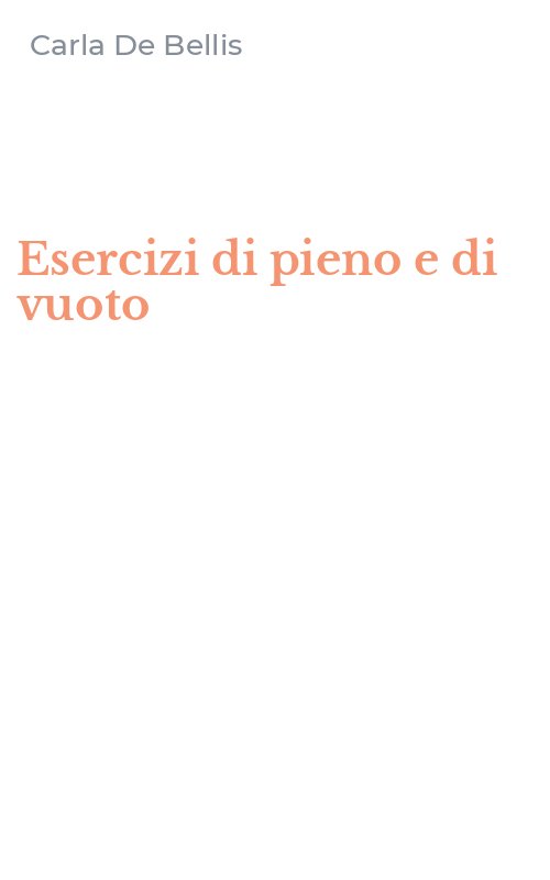 Esercizi di pieno e di vuoto