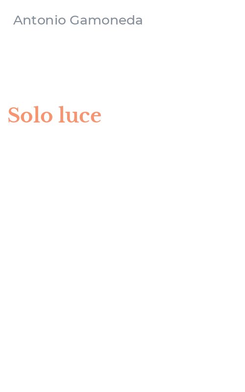 Solo luce