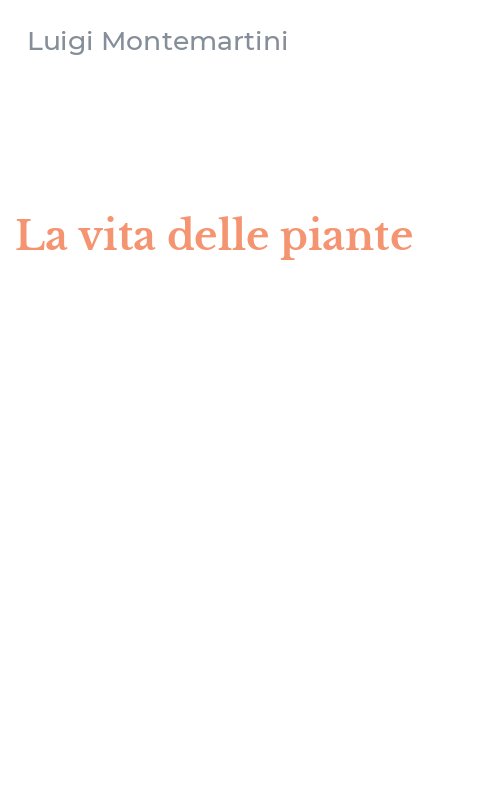 La vita delle piante
