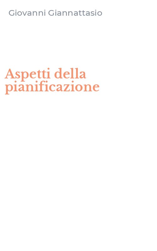 Aspetti della pianificazione
