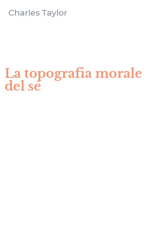 La topografia morale del sé