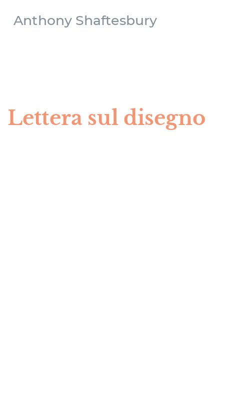 Lettera sul disegno