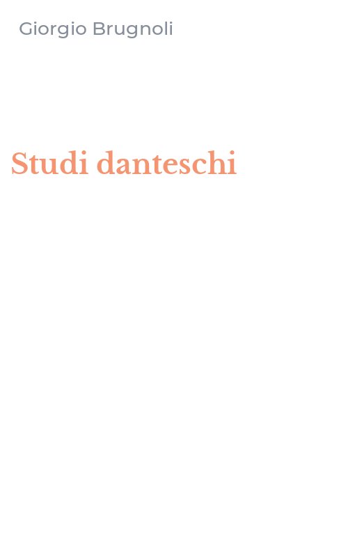 Studi danteschi