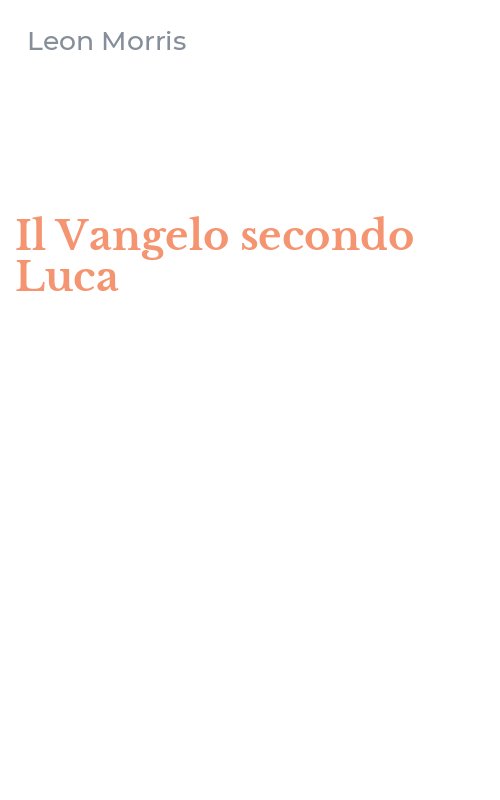 Il Vangelo secondo Luca