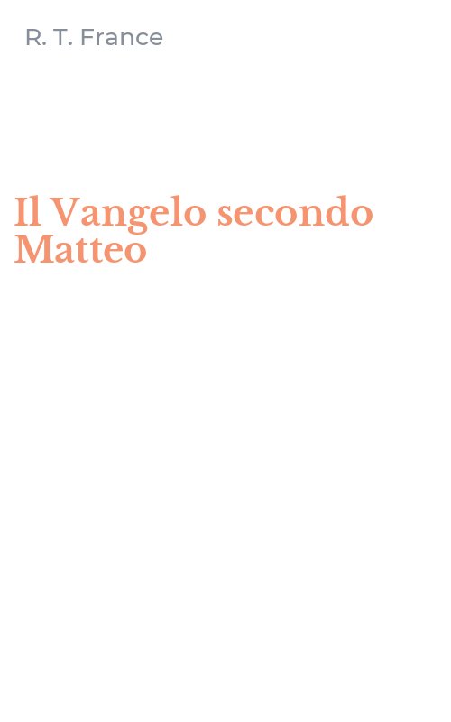 Il Vangelo secondo Matteo