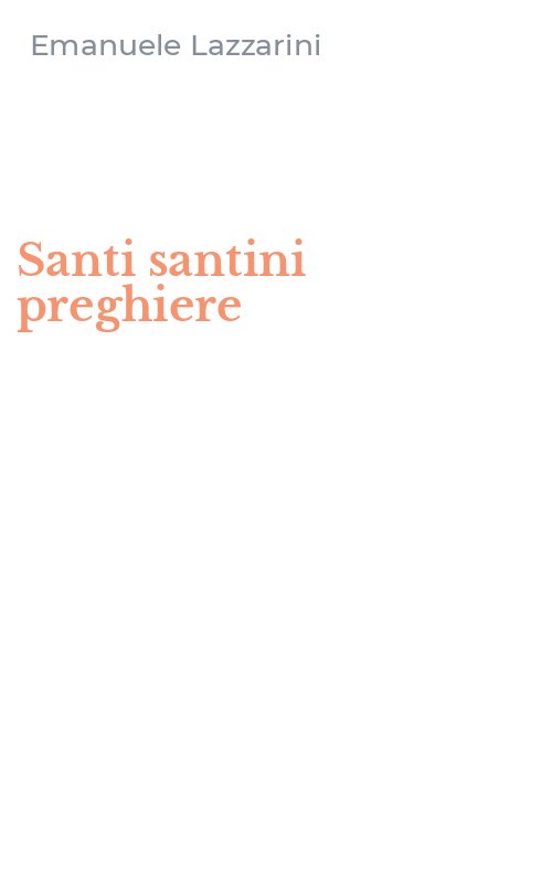 Santi santini preghiere